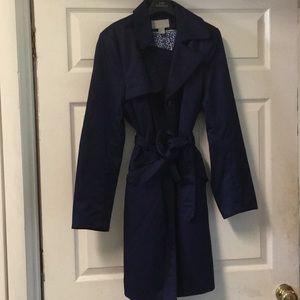 Navy H&M Trench Coat